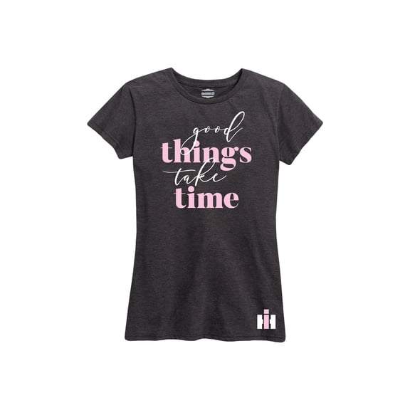 Case IH - International Harvester Good Things Take Time - Women's Short Sleeve Graphic T-Shirt