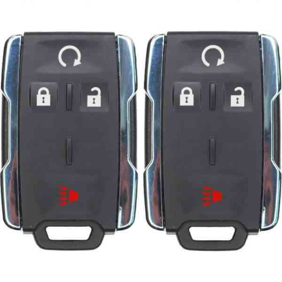 Keys4Less Car Key Fob Keyless Entry Remote for 2021 Silverado FCC M3N-32337200 M3N32337200 Part Number 22881479 Pack of 2