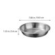 thumbnail image 4 of Cuenca de sopa con espesas 1pc Práctica tazón de sopa de acero inoxidable para el hogar (plata), 4 of 7