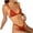 Orange, variant on 2024 Bikini Swimsuits for Women Clearance Quick Drying Women's Color Swimwear Two-Piece Slim Swimsuit Bikini Straped Swimsuits Solid Trendy Beach Dresses for Women Casual Summer Orange