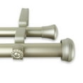 thumbnail image 4 of InStyleDesign  Edison 1-inch Adjustable Double Drapery Rod 160-240 inch - 160 to 240 inch satin nickel Satin, Nickel Finish, Silver Finish, 4 of 5