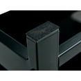 thumbnail image 4 of ODUSE-DAILY Black Lift Top Coffee Table Set of 3 Piece, Black Glass Living Room Table Set of 3, Black Glass Coffee Table and End Coffee Table Sets (Black, Set of 3), 4 of 10
