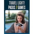 thumbnail image 5 of Tarjetas inteligentes Estados Unidos 7 juegos en 1 pares Snap Trumps Rummy Quiz Aprender datos Juego de viaje Relleno de medias de regalo 100 tarjetas Edad 5 1-8 jugadores, 5 of 5