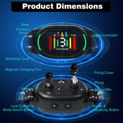 PetJoy Dog Bark Collar,Dog Shock Collar for Large Dogs 8-120lbs,Auto Anti Bark Collar,Shock Anti Barking Training Collar with Beep,Vibration,Shook,Black