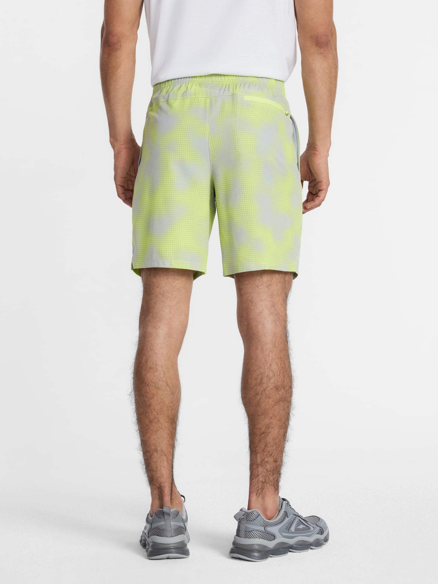 Athletic Works Men's and Big Men's Woven Running Shorts, 8" Inseams, Sizes XS-5XB