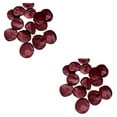 thumbnail image 1 of Inteprter 200 unids/set de pétalos de satén hechos a mano para bodas, decoraciones realistas y de bajo mantenimiento, vino elegante B21Dark B21Vino oscuro 2Conjunto, 1 of 6
