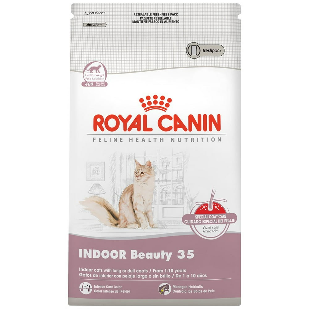 Royal Canin Indoor Long Hair Dry Cat Food, 3 lb