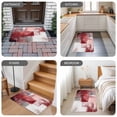 thumbnail image 6 of Red Grey Oil Painting Door Mat&nbsp;Indoor Outdoor Entrance, Non Slip Rug for Kitchen Bathroom Entryway Rug, Abstract Modern Street Smear Art Washable Doormat Floor Mat for Office 24x36 Inch, 6 of 8