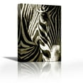 thumbnail image 1 of Zebra Head - Contemporary Fine Art Giclee on Canvas Gallery Wrap - wall décor - Art painting - 12 x 19 Inch - Ready to Hang, 1 of 2