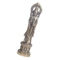 thumbnail image 3 of Golden Brass Bodhisattva Decor Living Room Bedroom Housewarming Gift 3.03X0.79X0.79In Good Fortune 1Set, 3 of 4