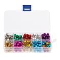thumbnail image 3 of Caja De Cascabeles De Metal Campanas Coloridas Con Gancho Colgante Accesorios Para Decoración Dse Hogar Navidad 300 unids 8mm, 3 of 8