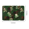 thumbnail image 3 of Disketp Camouflage Skull Mat For Front Door Outside - Doormat Outdoor Entrance - Welcome Mats Outdoor,Outside Entry And Outdoor Entrance 16''X24'', 3 of 9
