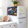 thumbnail image 6 of Dustproof Washing Machine Cloth Washer and Dryer Top Covers, Fridge Dust Cover, With Storage Bags Stars and Planets Pattern, 6 of 6