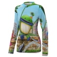 thumbnail image 4 of Team Umizoomi Women's Sunscreen Shirt Long Sleeve Workout Tops Crewneck Soft Comfy Tees Casual T-Shirt L, 4 of 7