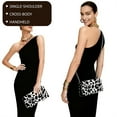 thumbnail image 5 of FOR U DESIGNS Cow Clutch Purses for Women Waterproof Wedding Bag PU Leather Evening Bag Formal Party Clutches with Detachable Chain, 5 of 9