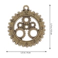 thumbnail image 2 of TABLETREANDS 4Pqt Colgantes Steampunk De Metal Dorado Con Clásico Para Bisutería Y, 2 of 6