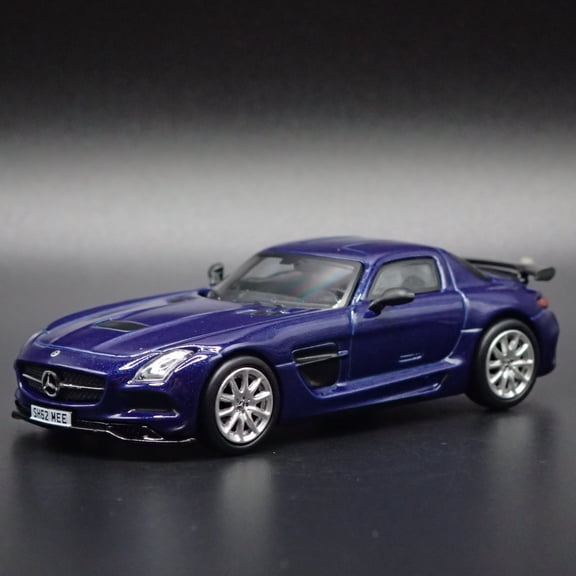 Open Box 2013-2015 MERCEDES BENZ SLS AMG COUPE BLACK SERIES 1:64 SCALE DIECAST MODEL CAR