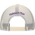thumbnail image 4 of Men's Mitchell & Ness Cream Los Angeles Lakers Trucker Adjustable Hat, 4 of 4