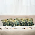 thumbnail image 3 of Ambesonne Lake Throw Pillow Cover Pack of 4, Misty Lake Scenery Dark Woods, 4 Pcs-16" x 16", Emerald Pale Green Amber, 3 of 5