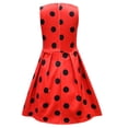 thumbnail image 3 of Little Girls Polka Dots Costume Dress Halloween Sleeveless Bowknot Costume Outfit Skirt, 3 of 7
