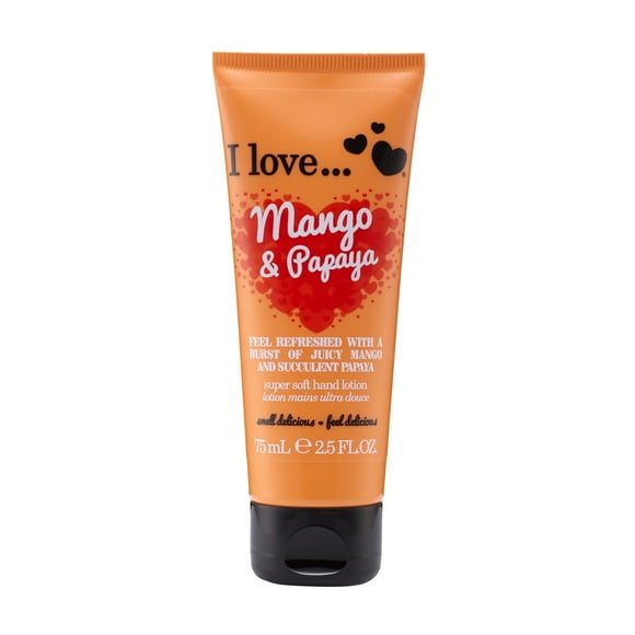 I Love Cosmetics Loción de Manos Súper Suave, Mango y Papaya, 75 ml