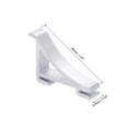 thumbnail image 2 of Unique Bargains Freezer Shelf Clips, Refrigerator Clip Kits Cooler Shelf Support 1.57x0.33x1' Silver, 2 of 4