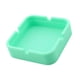 thumbnail image 1 of Cenicero cuadrado de silicona resistente al calor. Menta verde, 1 of 7