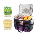 thumbnail image 2 of FORMRS Insulated Cooler Bag 24 Cans Capacity Soft Leakproof Lunch Box with Side Pockets, Black Neon Road, 2 of 7