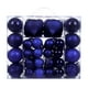 thumbnail image 2 of 48 bolas navideñas colgantes irrompibles con aro colgante en forma de lágrima azul, 2 of 9