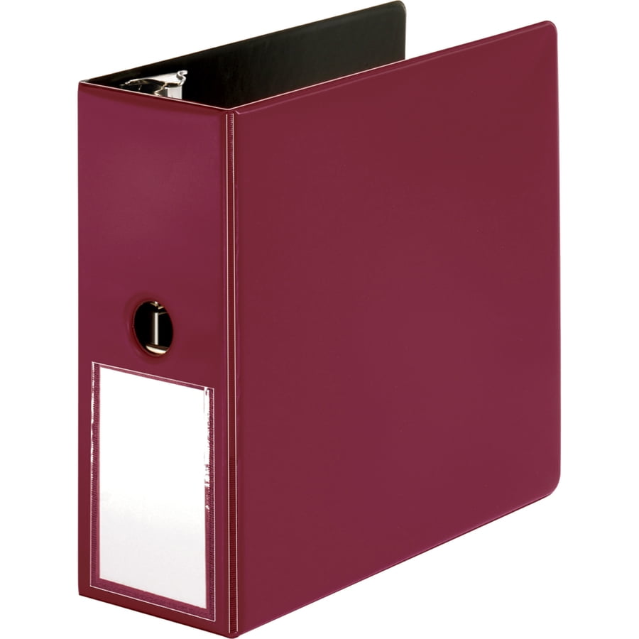 Business Source, BSN33122, 5" D-Ring Binder, 1 Each, Burgundy