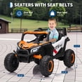 thumbnail image 2 of 4WD Kids Ride On UTV with Remote Control, Spring Suspension Off Road Electric Truck for 3-8 Years Outdoor Play, 2 of 7