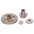 thumbnail image 4 of Alloy Differential Gear Replacement Kit for WLtoys XKS 144001 RC Racing Car - 2 Complete Sets, 44g, Poly Bag Packing, Durable Metal Transmission Gears for Upgraded Performance and Easy Repair, 4 of 6