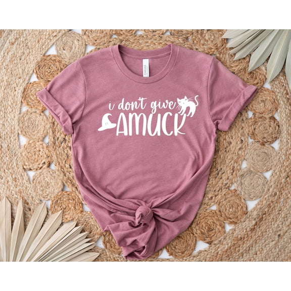 I Don't Give Amuck season Shirt, season Cat Shirt, Spooky Vibes Shirt, Cute season Tee, Hocus Pocus Shirt All Size S-5Xl