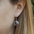 thumbnail image 3 of Goth Girl Dressed in Black Tattoos Novelty Dangling Drop Charm Earrings, 3 of 5