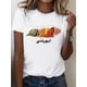 thumbnail image 1 of Camisetas con gráficos clásico para mujeres y adolescentes y niñas, playera de verano con estampado estéticoSeasoning Print Crew Neck T-shirt, Four seasons casual short-sleeved round neck T-shirt, W, 1 of 8