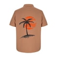 thumbnail image 5 of NuoCaiYun Shirts for Men Casual Short Sleeve Button Down Shirt Beach Vacation Summer Turndown Collar Tops with Pocket, 5 of 6