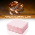 thumbnail image 2 of 50 Pack Jewelry Cleaning Cloth,Jewelry Polishing Cloth For Sterling Silver Gold Pink, 2 of 5