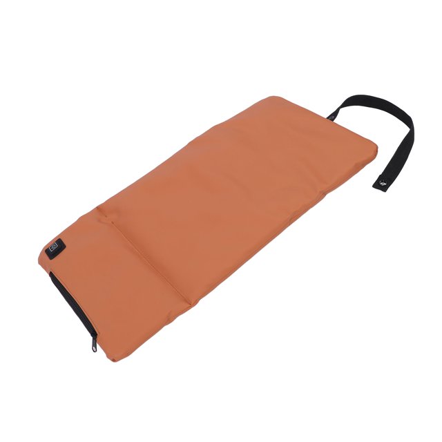 57x30cm USB Powered Heated Cushion, Imitation Leather Material Secure Heating Technology Portable Electric Heating Pad for Home OfficeKhaki