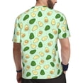 thumbnail image 2 of Rocae Avocado for Men's Mesh Quick-Dry Short Sleeve Workout T-Shirt,Mens Crew Neck Tee Lightweight Soft Classic T Shirts 5X-Large, 2 of 9