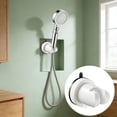 thumbnail image 4 of Suction Shower Head Holder with Wall Mount, Removable Handheld Shower Bracket for Slide Bar, 360° Adjustable Angle & Height, Bathroom & Shower Stall Organizer, 4 of 7