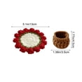 thumbnail image 3 of Flower Crochet Coasters, Handmade Bouquet Blanket Coaster with Crochet Plant Pot Fun Soft Decorative Drink Coasters for Coffee Tabletop Protection and Home Decor, 3 of 6