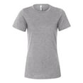 thumbnail image 2 of BELLA + CANVAS Womenâ€™s Relaxed Fit Heather CVC Tee in Athletic Heather 3XL | 6400CVC, 2 of 3