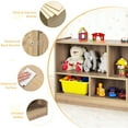 thumbnail image 6 of Costway Wooden 5 Cube Chidren Storage Cabinet Bookcase Toy Storage Kids Rooms Classroom, 6 of 9
