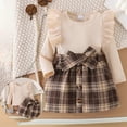 thumbnail image 2 of Zshosam Fall Outfits Girls Toddler Baby Girl Outfit Embroidery Long Sleeve Sweatshirt Tulle Skirt Set Fall Winter Clothes Size 4T 5T,(Beige 4-5 Years), 2 of 8