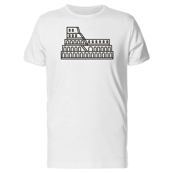 Colosseum Doodle T-Shirt Men -Image by Shutterstock, Male Large