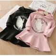 thumbnail image 3 of AAMILIFE Vêtements pour Enfants de 2 à 8 et 10 Ans, Robe Décontractée à Capuche, long design de Dessin Animé pour Filles, Printemps, 3 of 8