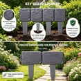 thumbnail image 6 of Faux Imitation Stone Garden Edging Border, No Dig Landscape Edging for Lawn, Flower Bed, Yard Landscaping, DIY Decorative Stone Garden Fence for Outdoor Pathway Patio(Orange), 6 of 9