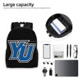 thumbnail image 5 of Mochila para portátil de la Universidad Yeshiva, bolso de viaje informal para la universidad, mochila negra para el trabajo y los negocios, regalo para hombres y mujeres, 5 of 5