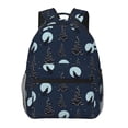 thumbnail image 1 of Easygdp Night Forest Wolf Mochila Ergonómica Versátil para Laptop - Múltiples Bolsillos, Correas Ajustables, Unisex para Escuela, Viajes y Actividades al Aire Libre-One Size, 1 of 5