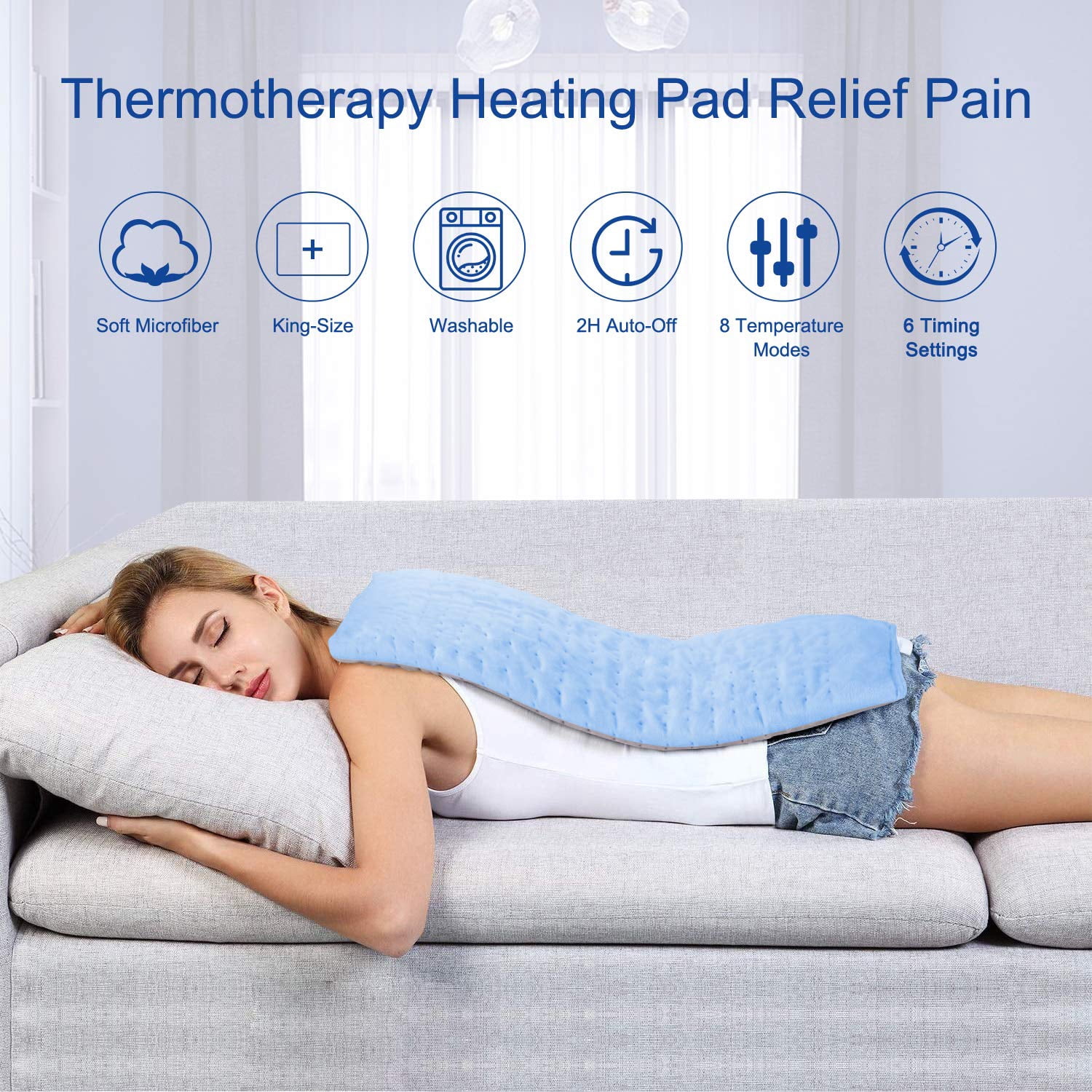 Fabrication Enterprises 11-1132 Heating Pad - Economy - Electric - Moist Or Dry, Small, 12 x 15 in.